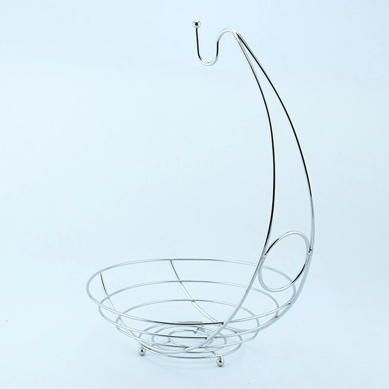 European Style Wrought Iron Fruit Basket Fruit Storage Basket Fruit Drain Desktop Storage Basket