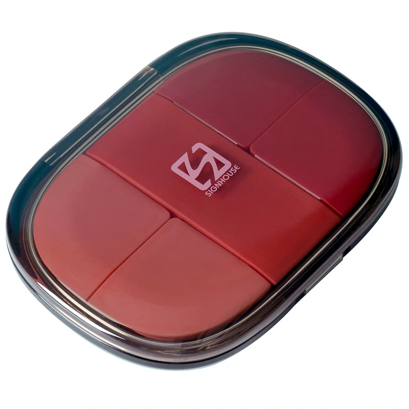 Pill Box Small Portable Travel Storage Box Morning, Afternoon And Evening Sealed Medicine Box Pills