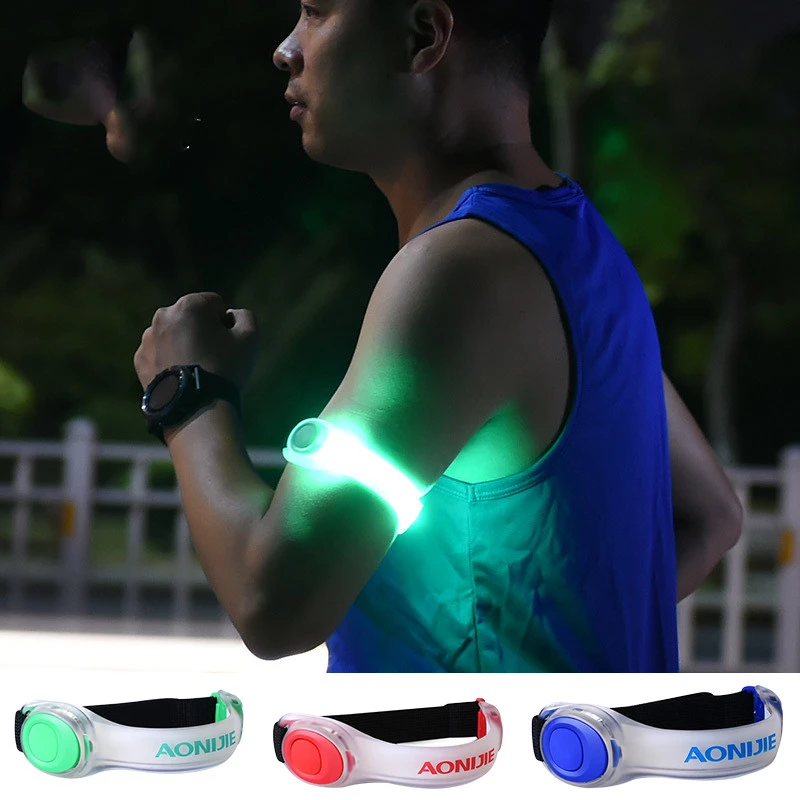 Reflective Equipment For Night Running And Riding Signal Light Leggings And Wristbands