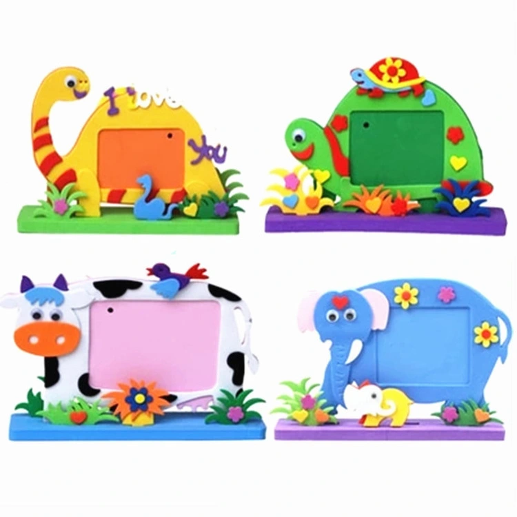 Three-dimensional Animal Photo Frame Children's DIY Creative Hand Paste Photo Frame Picture