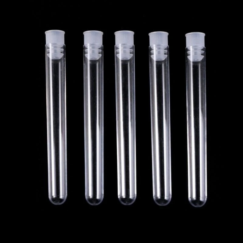 Transparent Laboratory Transparent Plastic Test Tube Vial