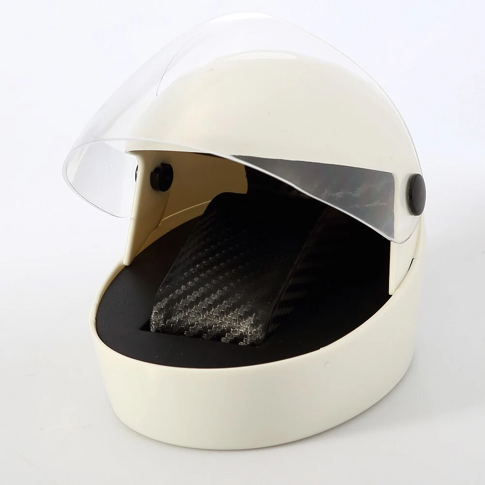 Plastic shell helmet watch display box helmet shaped watch box