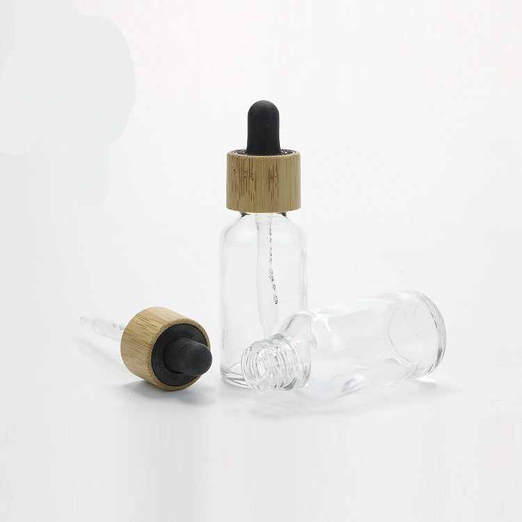 Glass essential oil dropper bottle