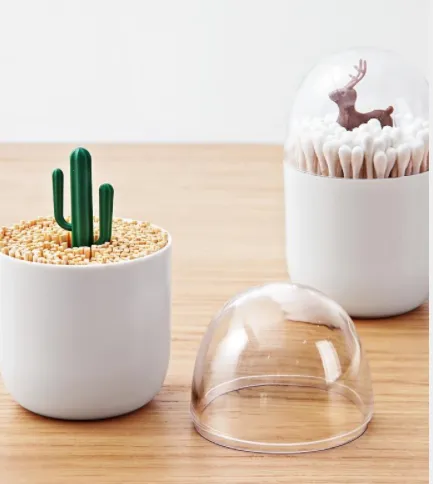 Creative toothpick and coton box