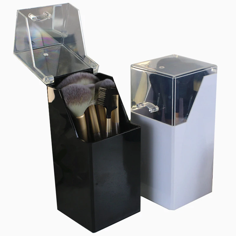 Boutique makeup brush storage bucket