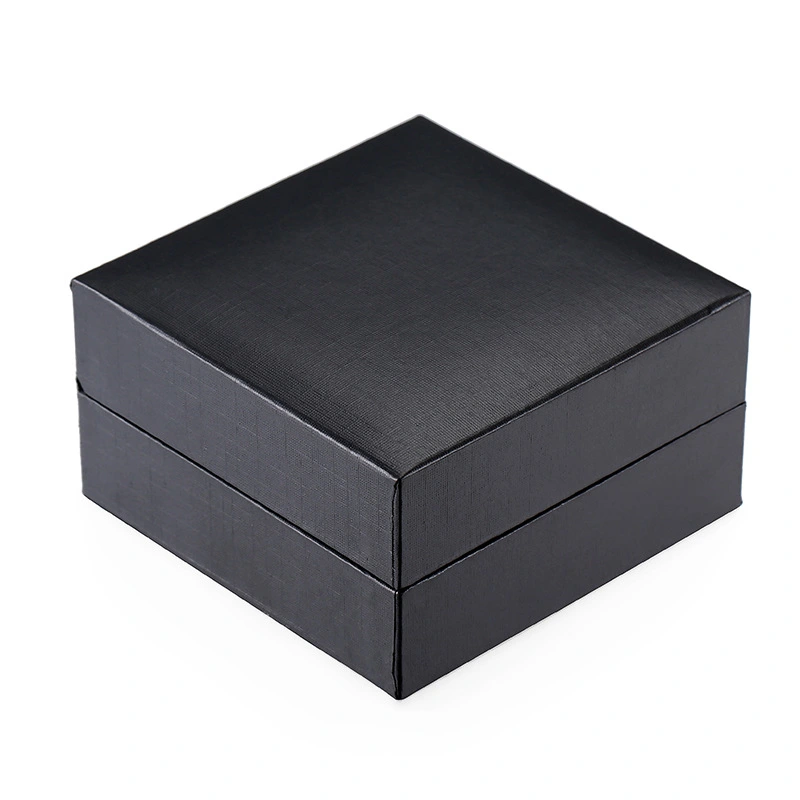 Black Square Cufflink Box Tie Clip Box