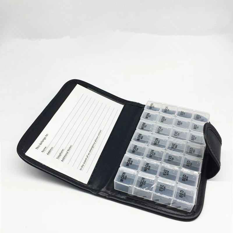 Wallet type portable medicine box