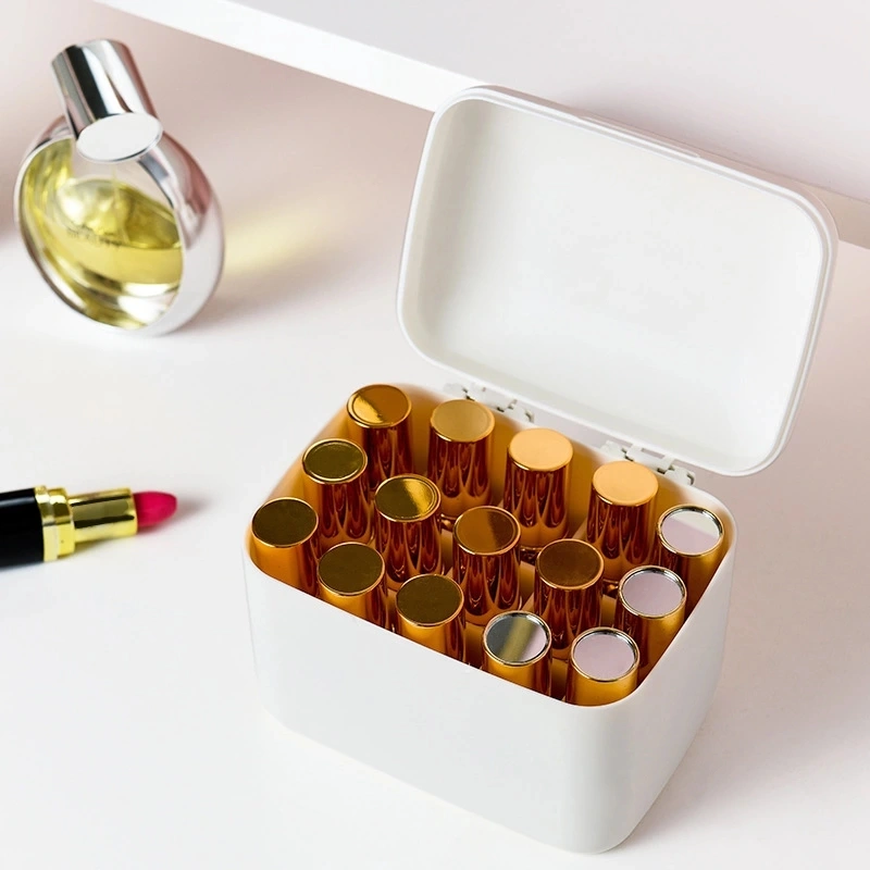 Lipstick shelf storage box