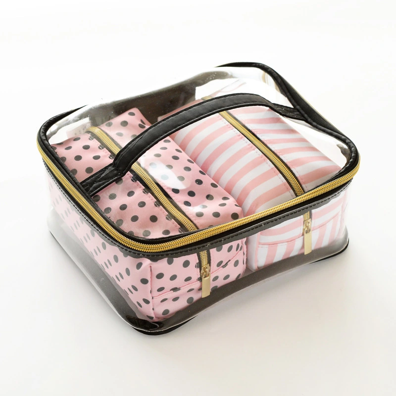 PVC portable portable multifunctional cosmetic bag