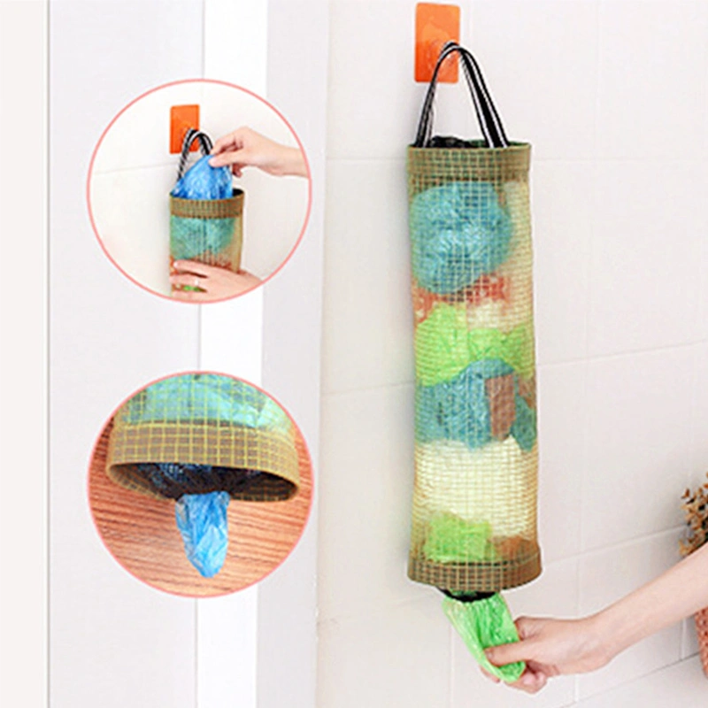 Wall-mounted finishing storage bag