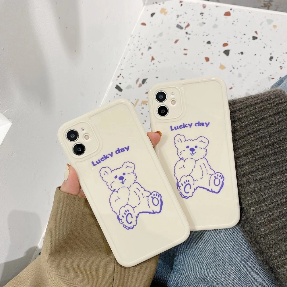 Cute Style Bear Suitable For Mobile Phone Shell Girl Soft