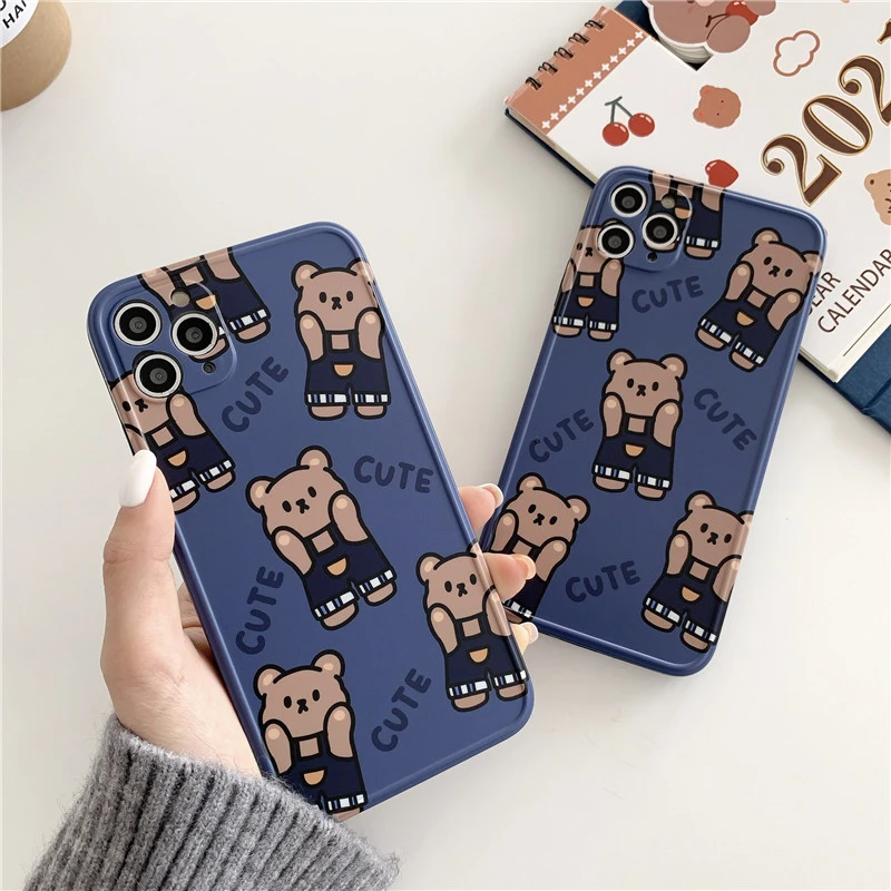 Cartoon Bear Is Suitable For Mobile Phone Shell