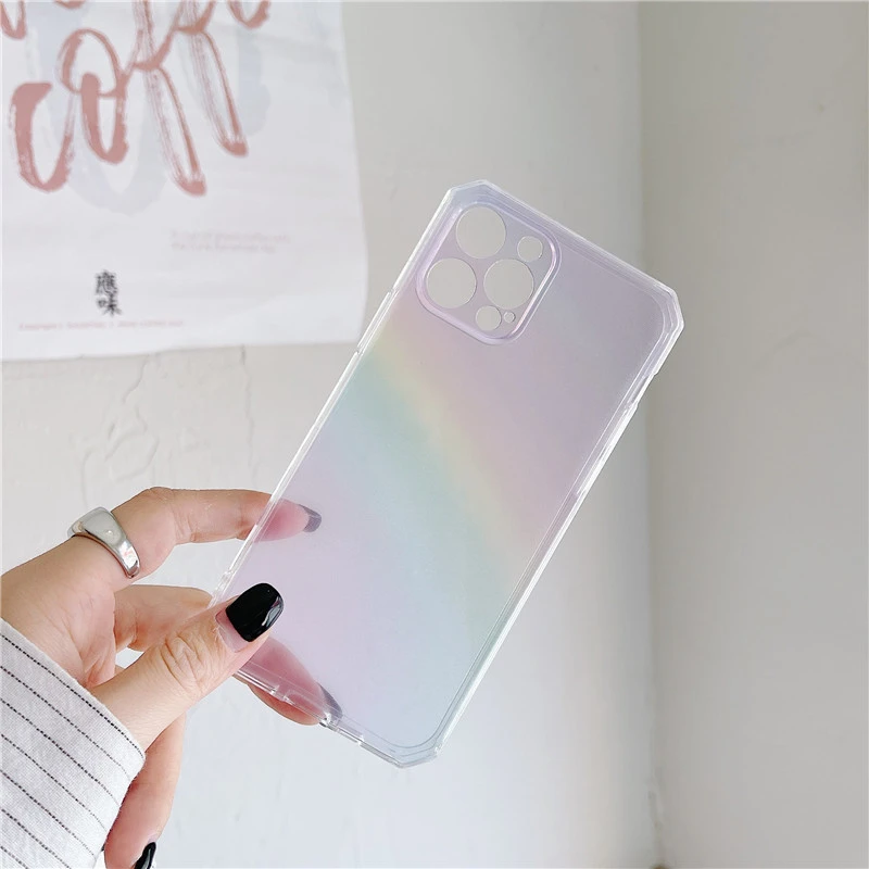 Fresh Rainbow Apple 11  12 Promax Phone Case