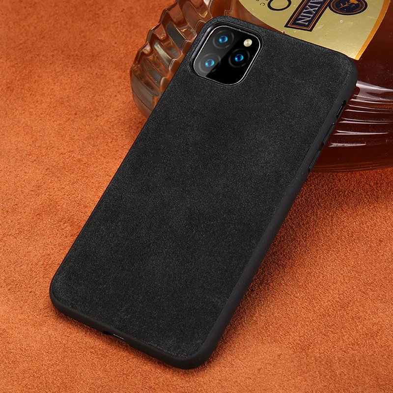 Mobile Phone Shell Anti-Fall Leather Case Protective Cover New