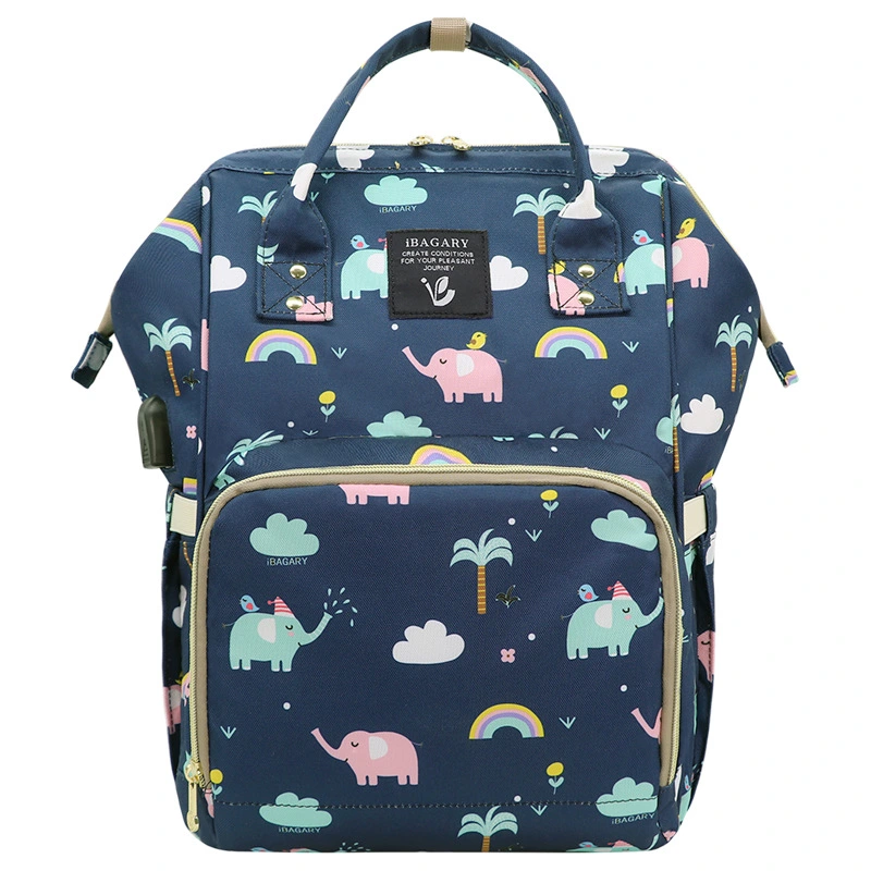 Printed Oxford Backpack