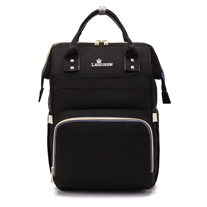 LEQUEEN Multifunctional Mummy Bag Double Shoulder Large Capacity