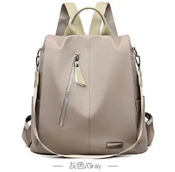 Oxford Cloth Backpack Nylon School Bag Women