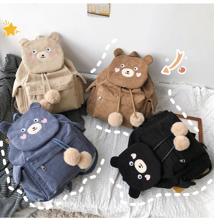 Cute Cartoon Bear Backpack