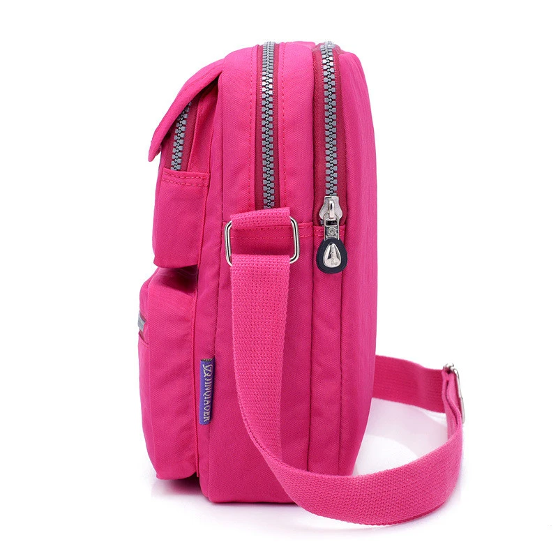 Lightweight Waterproof Nylon Small Bag Women Large Capacity Multi-pocket Single Shoulder
