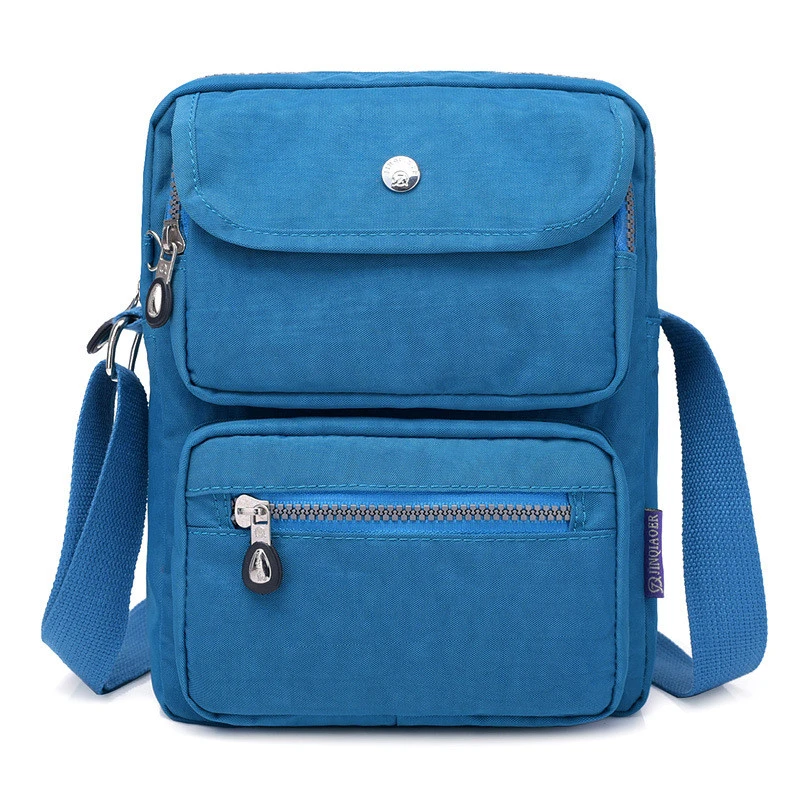 Lightweight Waterproof Nylon Small Bag Women Large Capacity Multi-pocket Single Shoulder
