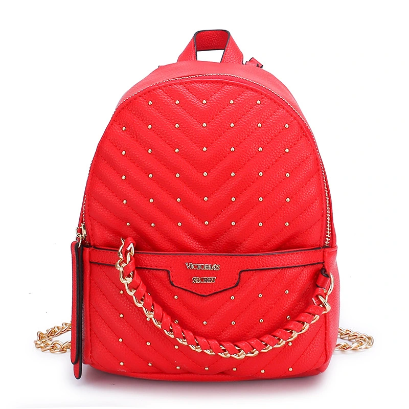 Backpack New Backpack Fashion Mini Nail Nail Women'S Bag Casual Bag Chain Bag