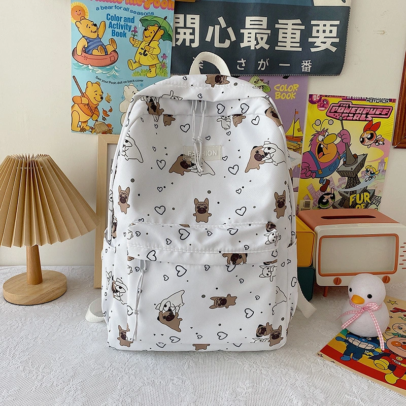 Schoolbag Female Cool Backpack Harajuku Old-fashioned Large-capacity Nylon Backpack Female