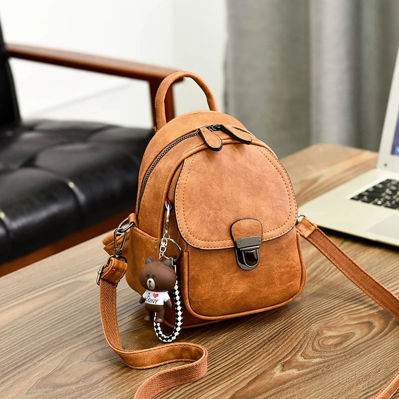 Female Korean Fashion Dual-use Casual Mini Ladies Backpack