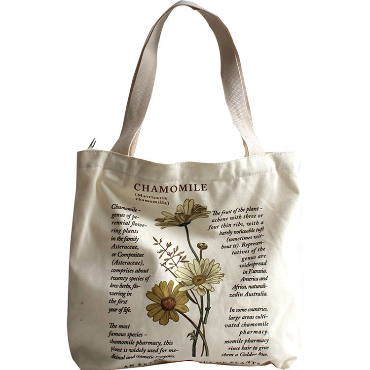 Small Daisy Messenger Bag Literary Small Printed Large Capacity Shoulder Bag