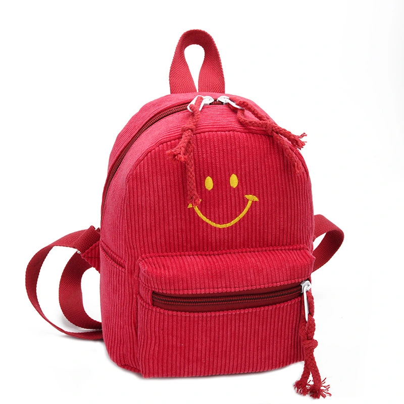 Korean Style Children's Bag Fashion All-match Smiling Face Parent-child Backpack