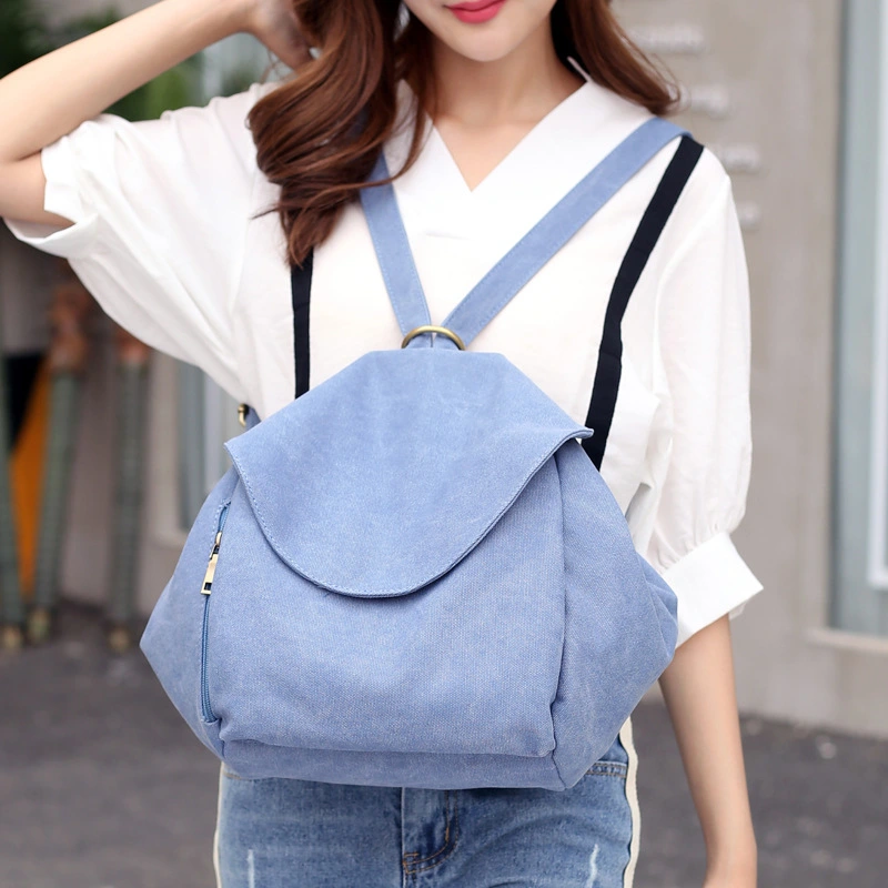 Single And Double Shoulder Cloth Bag Multifunctional Fashion Wear-resistant Retro