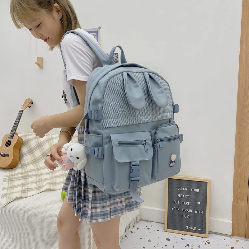 Cute Girl Backpack With Large Capacity And Light Shoulders