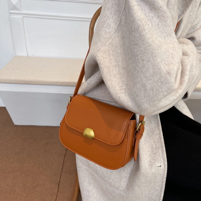 Casual Pure Color Trend Personality Simple Female Bag