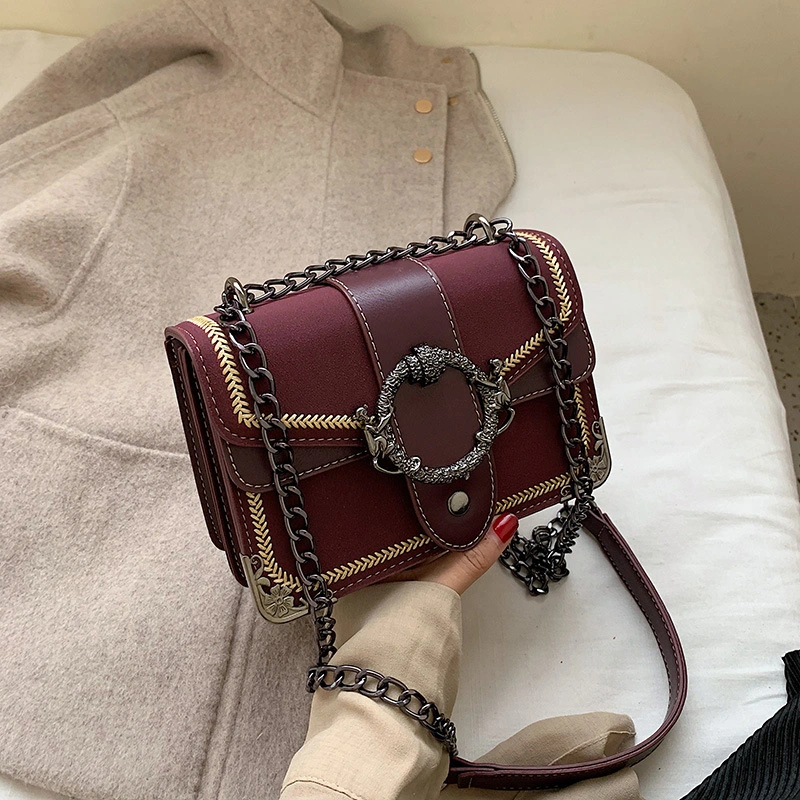 Popular autumn frosted chain bag