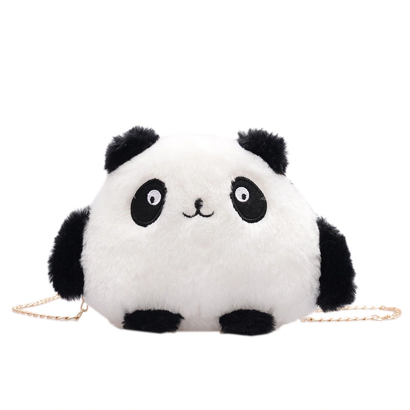 Cute plush lucky cat panda bag