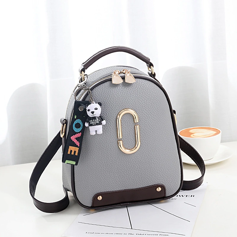 One shoulder double shoulder small backpack