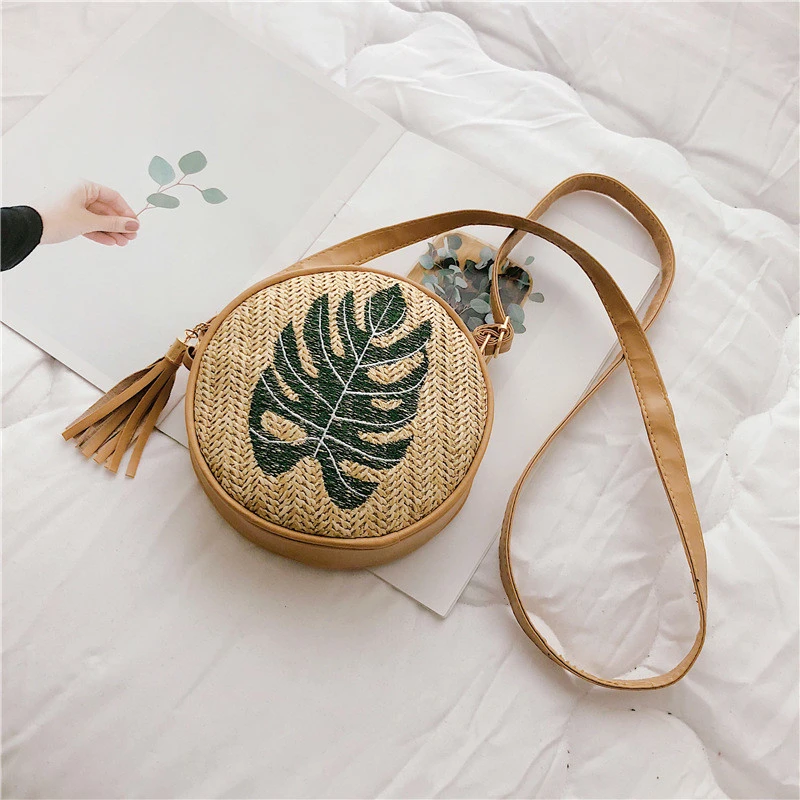 New Leaf Pineapple Embroidered Bag For Women