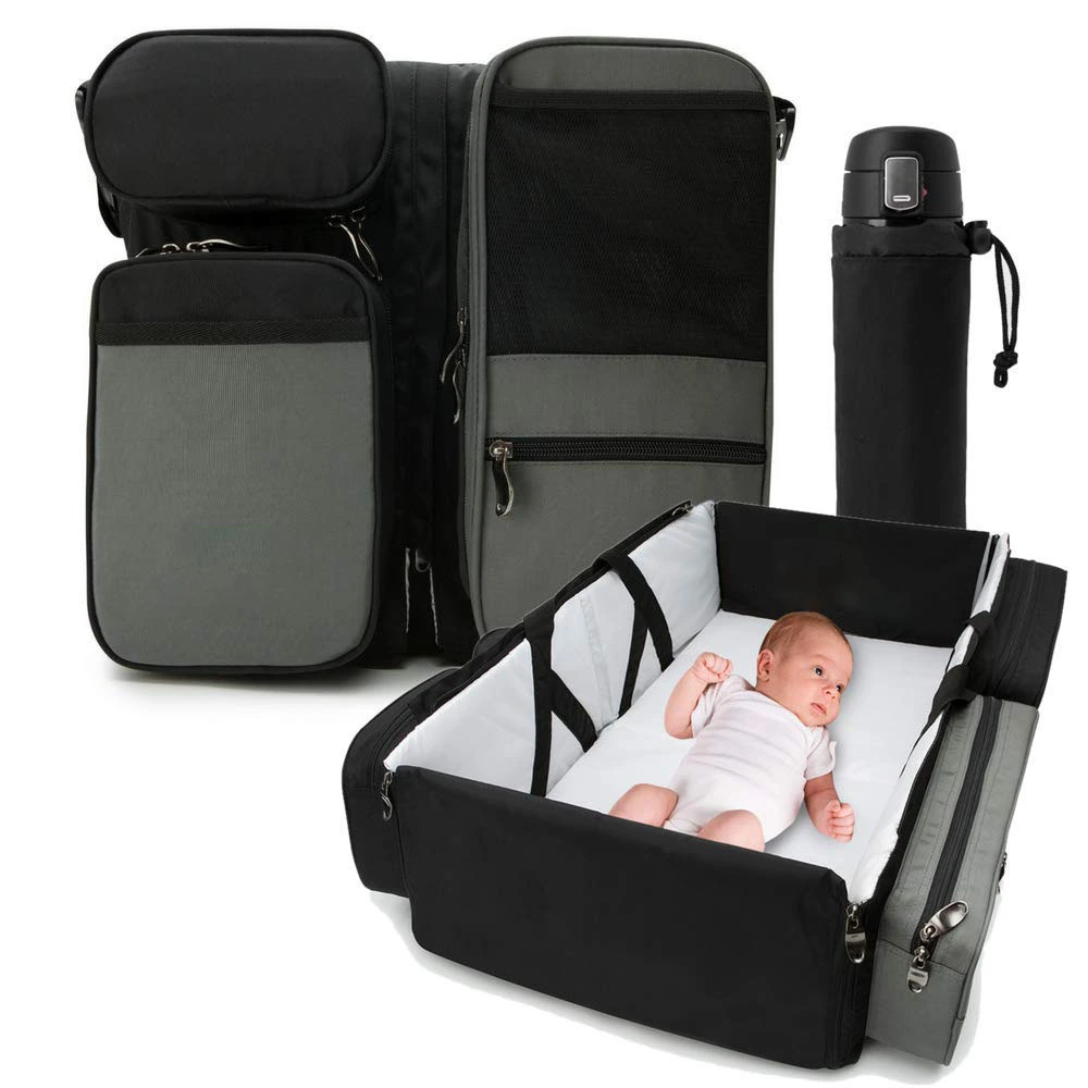 Foldable crib bag