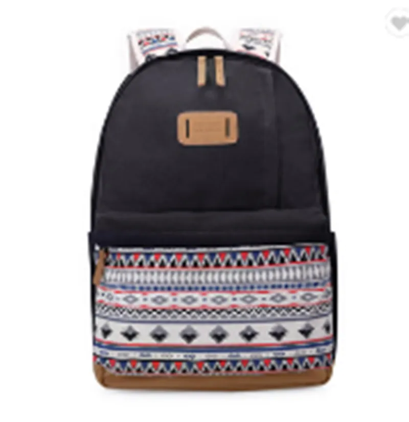 College style Korean casual canvas bag