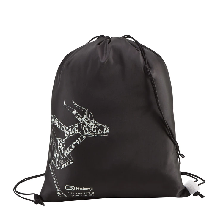 Sports and leisure double shoulder drawstring bag