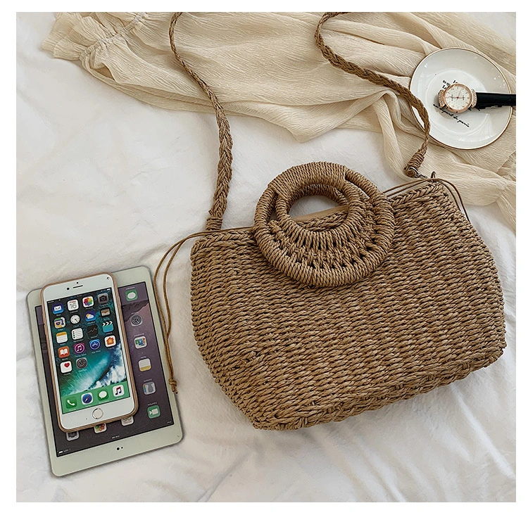 One Shoulder Crossbody Woven Bag