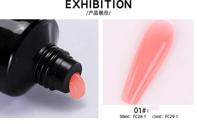 Nail Art Extension Glue 15ml No Paper Holder Crystal Quick Extension Nail Polish Glue