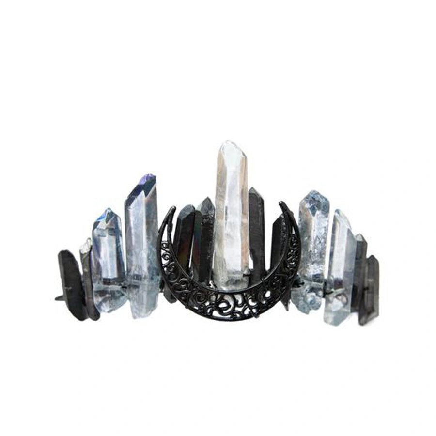 Handmade natural crystal headband