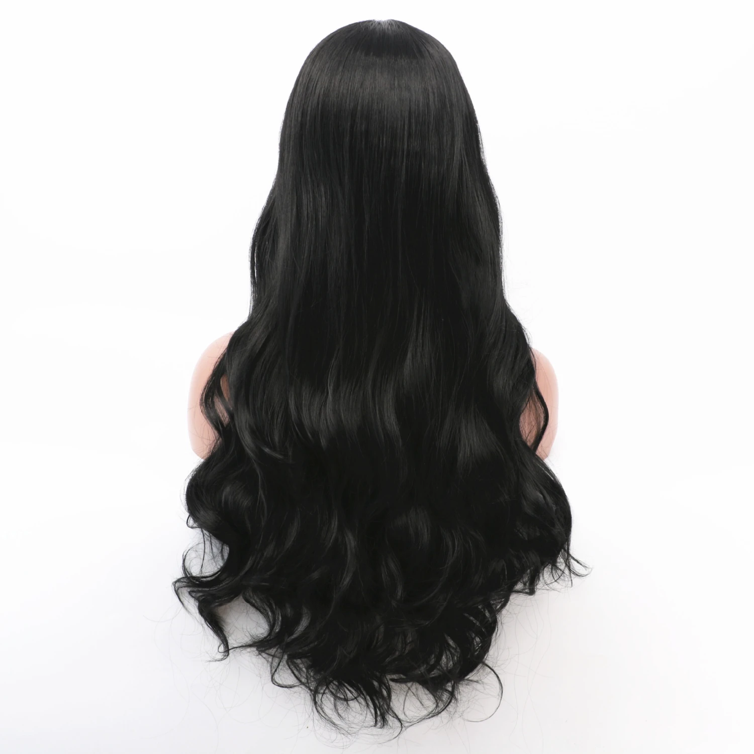 Mid-section Long Curly Ladies Wig Big Wave Wig