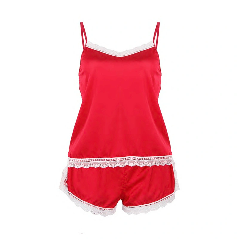 V-neck Sling Lace Pajamas Suit Women's Underwear