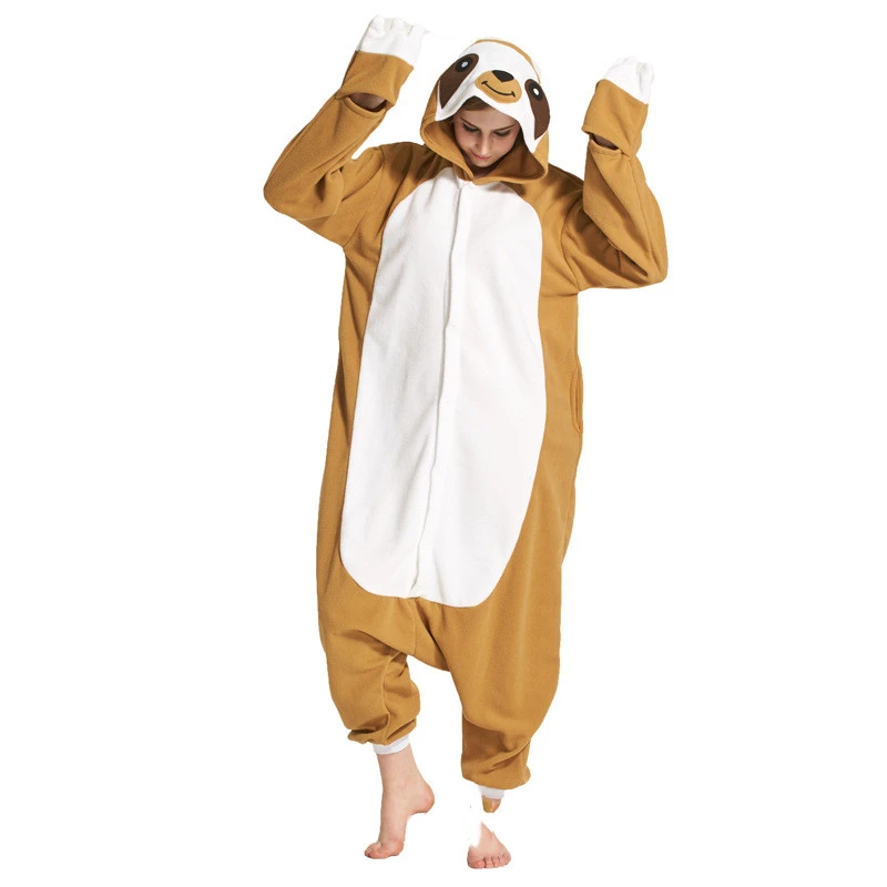 Cartoon sloth pajamas