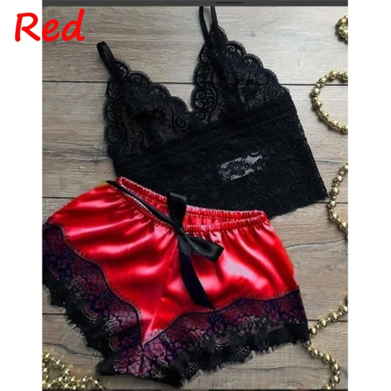 Lace pajamas set