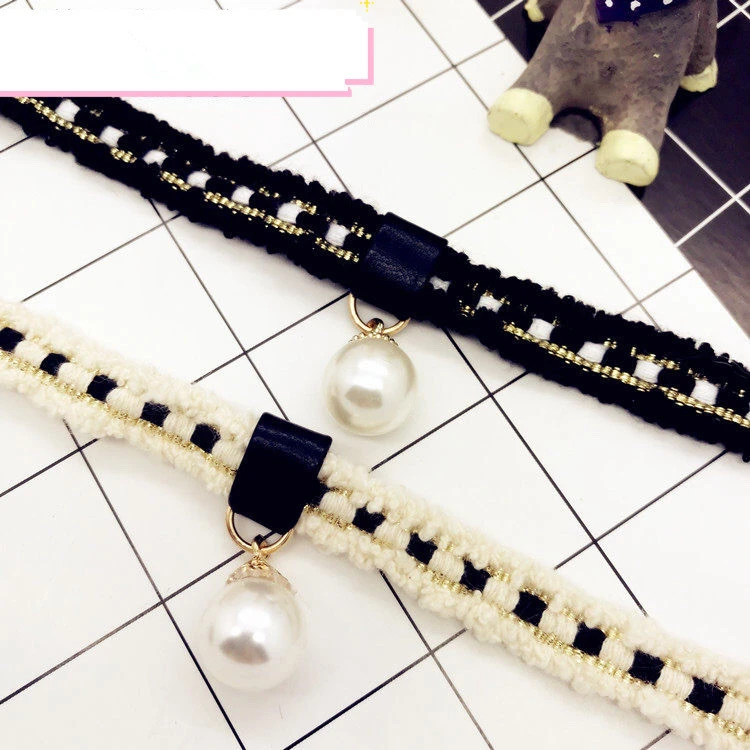 Simple and Cute Little Fragrant Pearl Single Rope Dog Rabbit Rabbit Necklace