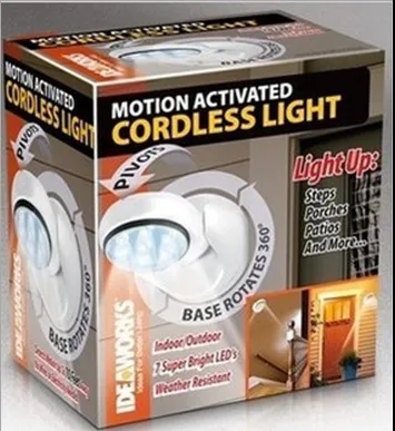 Sensor Light TV 360 Degree Automatic Sensor Light Rotating Mini Sensor Light