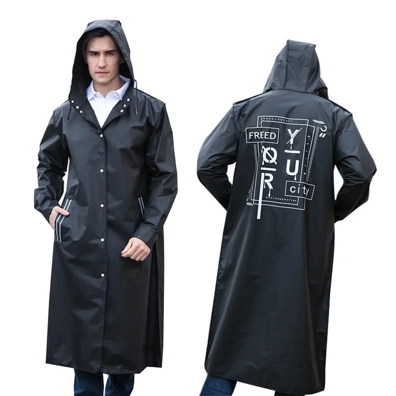 Full body men's fashion one-piece thick poncho