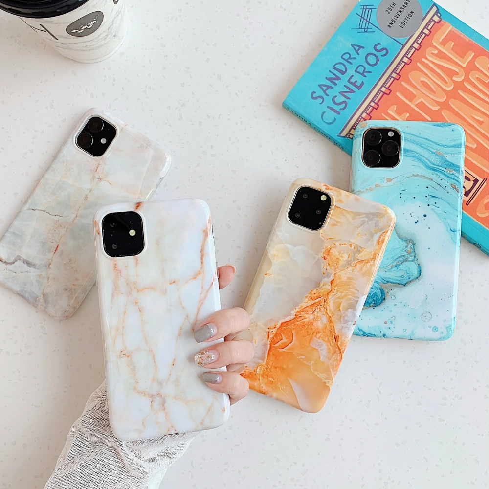 Frosty marble phone case